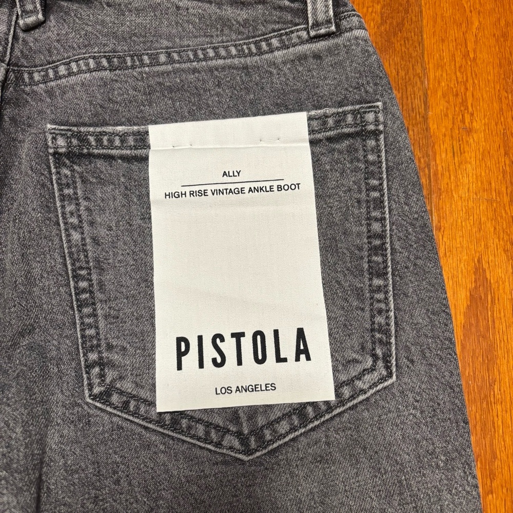 (NWT $168) Pistola Ally High-Rise Earl Grey Vintage Ankle Boot Jean size 25 - Picture 5 of 5